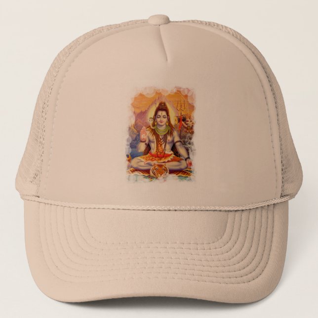 Gorra De Camionero Señor Shiva Meditating Hat (Anverso)