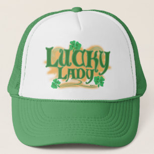 Gorra De Camionero Señora afortunada Grn Hat