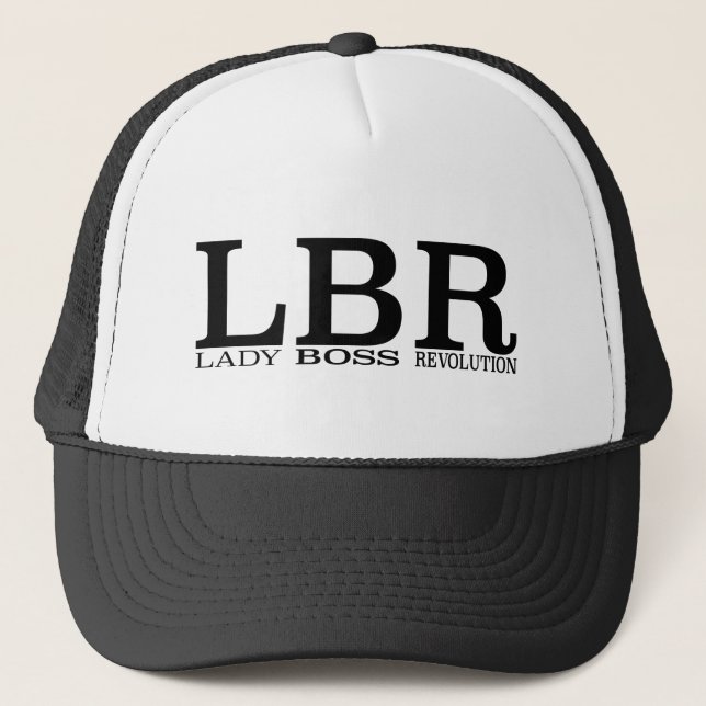 Gorra De Camionero Señora Boss Revolution de LBR (Anverso)