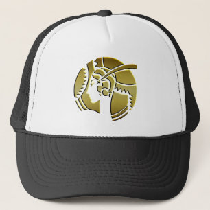 Gorra De Camionero Señora del art déco en oro