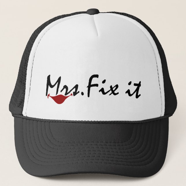 Gorra De Camionero Señora Fix It (Anverso)