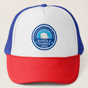 Gorra De Camionero Señora Gata sin Hijos por Kamala Harris