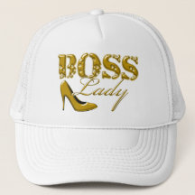 Señora linda Gold Design de Boss