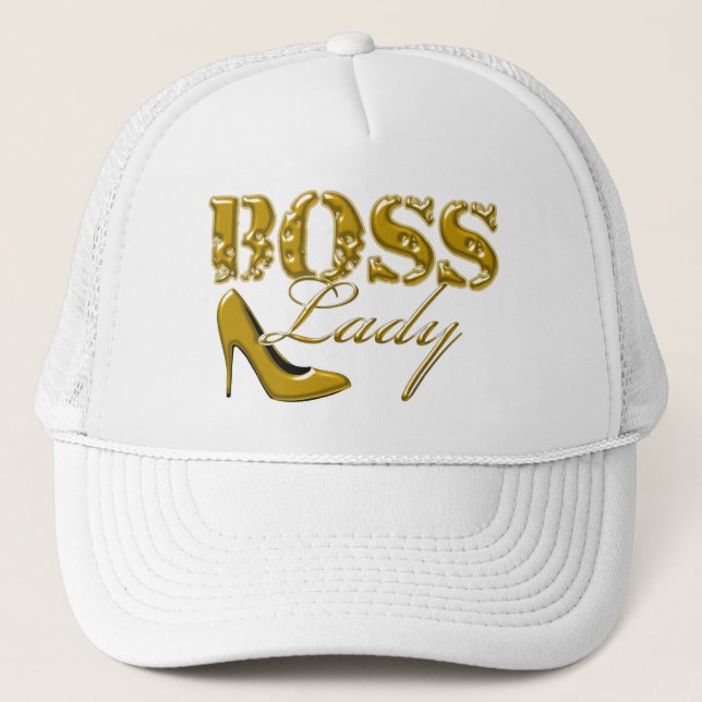 Gorra De Camionero Señora linda Gold Design de Boss (Anverso)