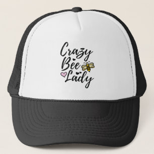 Gorra De Camionero Señora loca de la abeja
