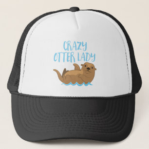 Gorra De Camionero ¡señora loca de la nutria linda!