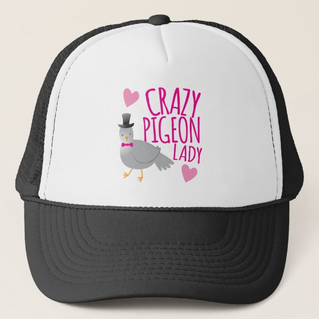 Gorra De Camionero señora loca de la paloma (Anverso)