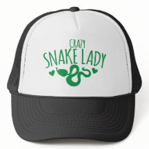 Señora loca de la serpiente