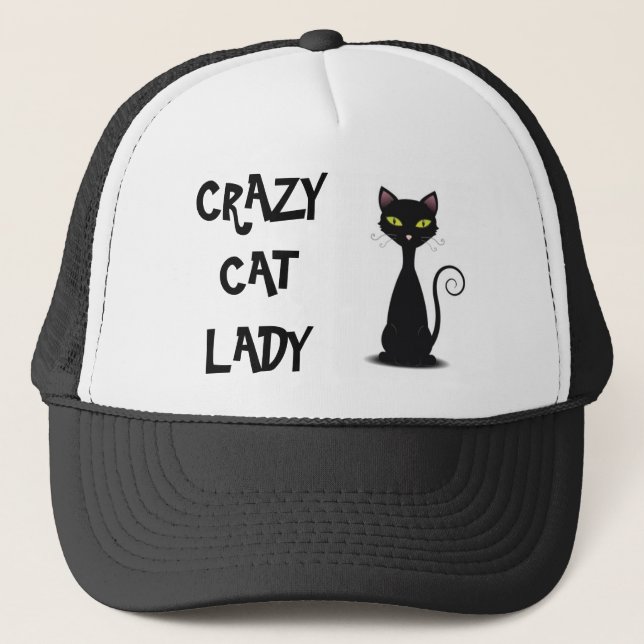 GORRA DE CAMIONERO SEÑORA LOCA HAT DEL CAT (Anverso)