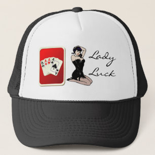 Gorra De Camionero Señora Luck Poker Hat