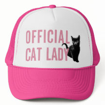 Señora oficial Hat Pink del gato