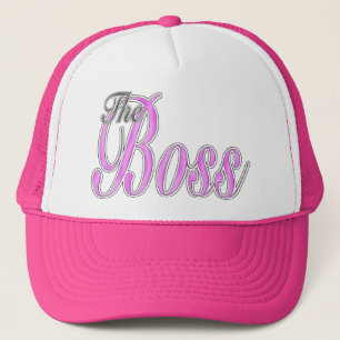 Gorra De Camionero Señora rosada Hat de Boss