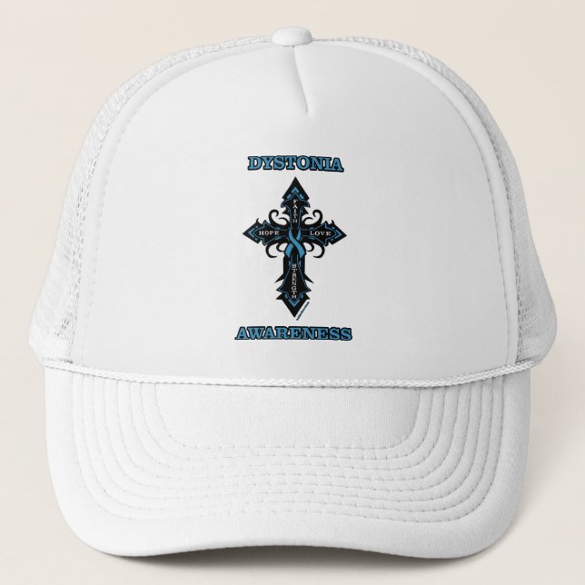 Gorra De Camionero Sensibilización/cruz... Distonía (Anverso)