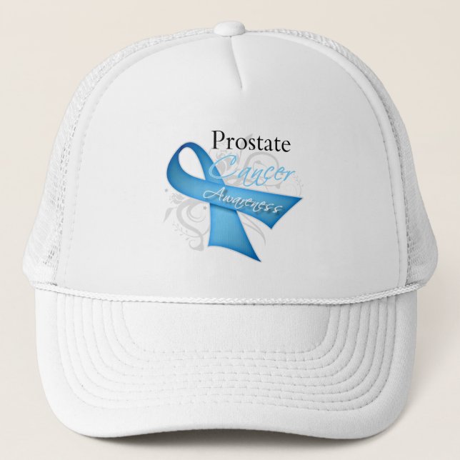 Gorra De Camionero Sensibilización sobre el cáncer de próstata en cin (Anverso)