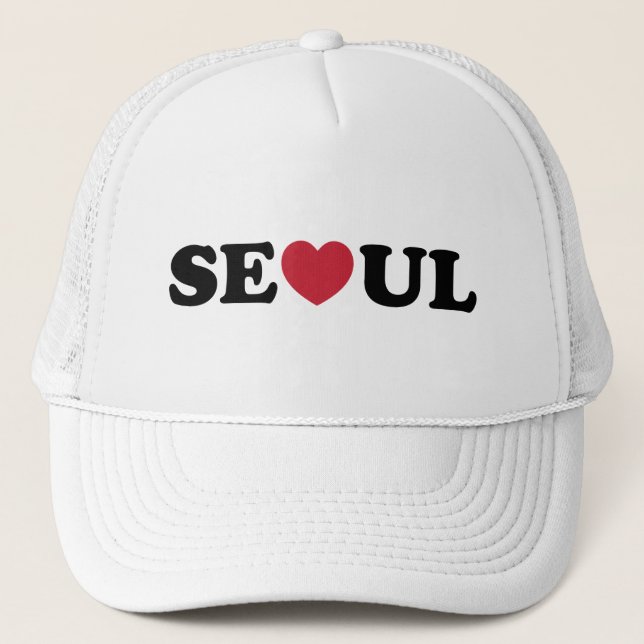 Gorra De Camionero Seoul Love Heart (Anverso)