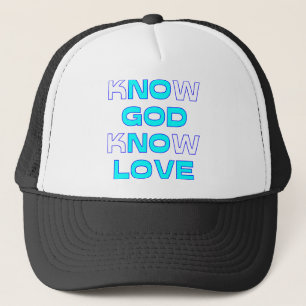 Gorra De Camionero Sepa que dios sabe amor