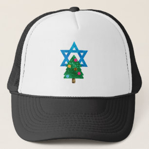 Gorra De Camionero sequin christmukkah hanukkah