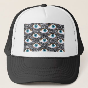 Gorra De Camionero sequin eyes