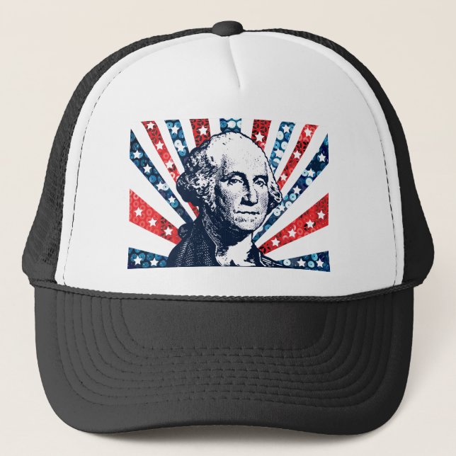 Gorra De Camionero sequin george washington (Anverso)