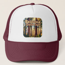 Gorra De Camionero Sequoia National Park California Tree Retro