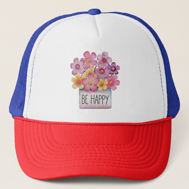 Gorra De Camionero Ser feliz (Anverso)