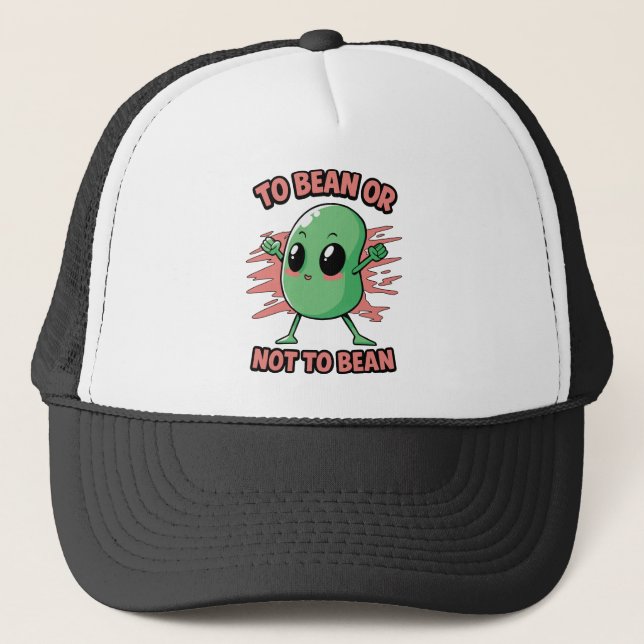 Gorra De Camionero Ser frijol o no ser frijol (Anverso)