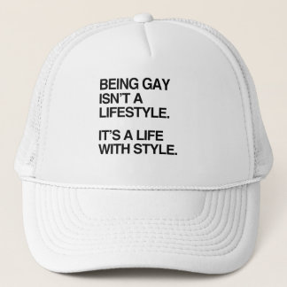GORRA DE CAMIONERO SER GAY NO ES UN ESTILO DE VIDA
