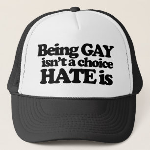 Gorra De Camionero Ser gay no es una opción odiar