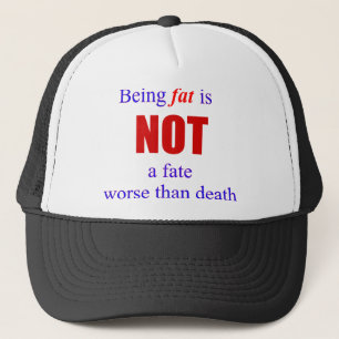 Gorra De Camionero Ser gordo no es un destino......