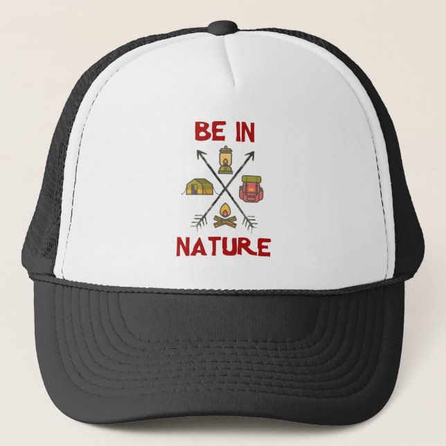 Gorra De Camionero Ser natural (Anverso)