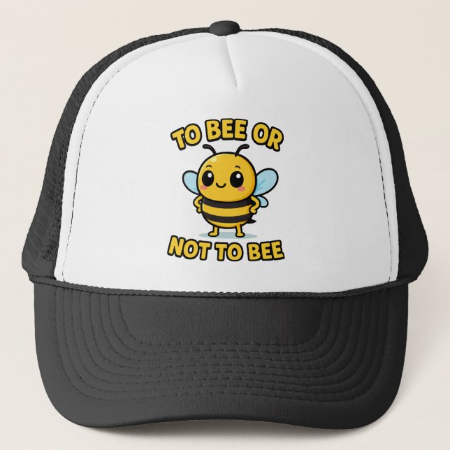 Gorra De Camionero Ser o no ser abeja (Anverso)