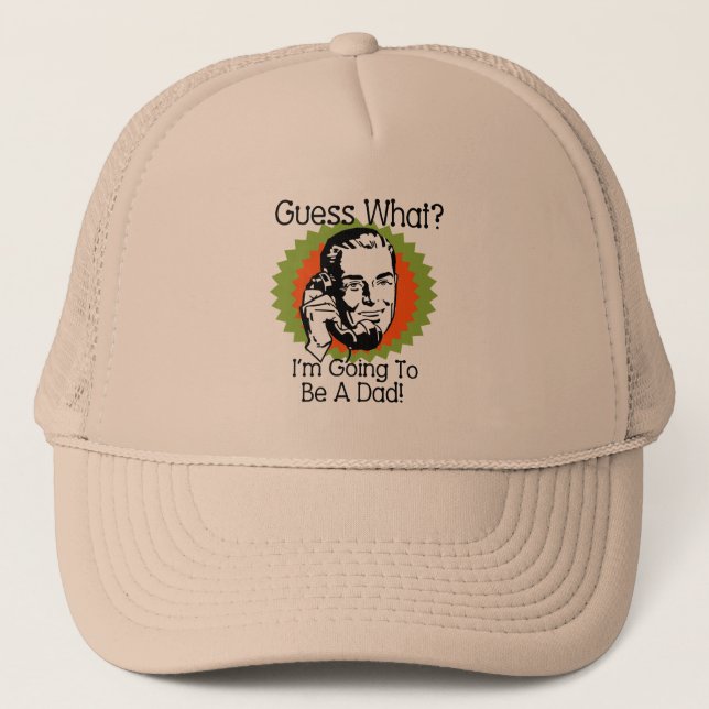 Gorra De Camionero Ser un Naranja de papá Green (Anverso)
