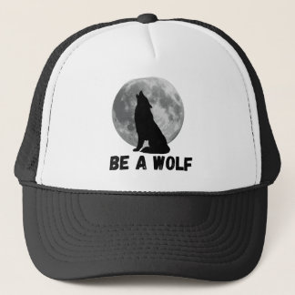 Gorra De Camionero ser una camiseta de diseño de lobo
