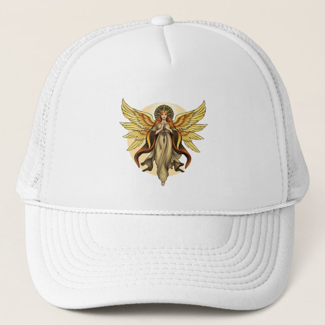Gorra De Camionero „Seraphim – Flammen des Lichts, Wächter der Seele“ (Anverso)