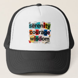 Gorra De Camionero Serenity Wisdom Courage - 