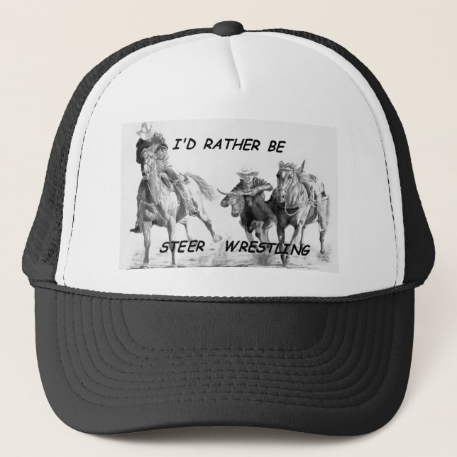 Gorra De Camionero Sería bastante buey que lucha (Anverso)