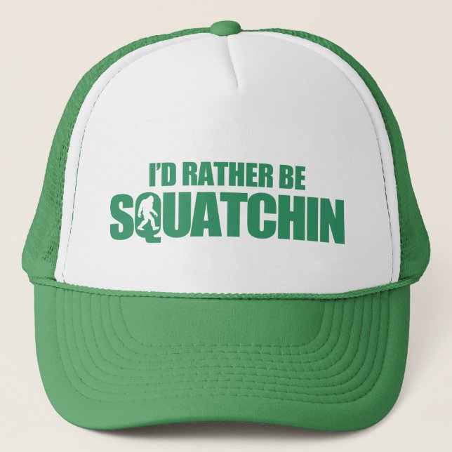 Gorra De Camionero Sería bastante squatchin (Anverso)