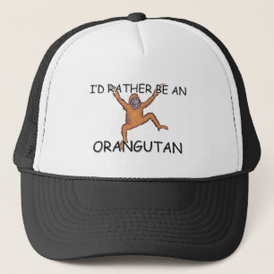 Gorra De Camionero Sería bastante un orangután