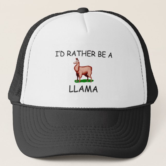 Gorra De Camionero Sería bastante una llama (Anverso)