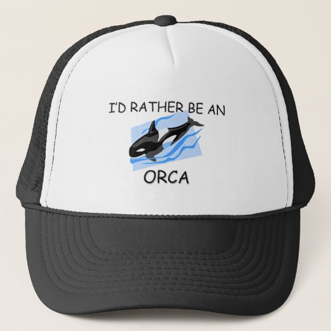 Gorra De Camionero Sería bastante una orca (Anverso)
