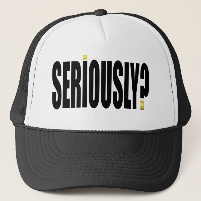 Gorra De Camionero seriamente (Anverso)