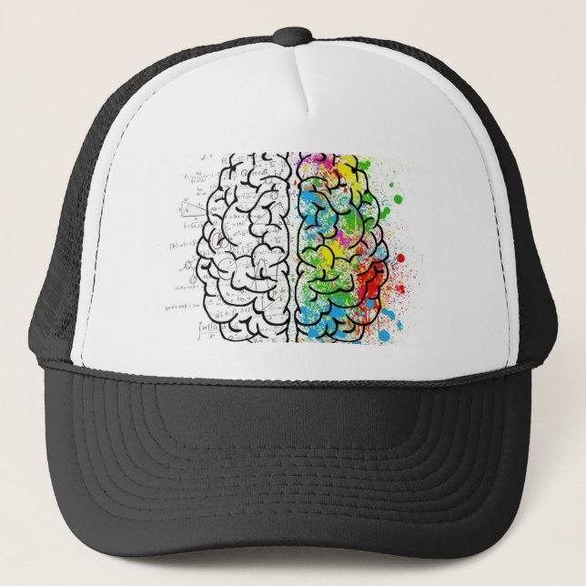 Gorra De Camionero serie del cerebro (Anverso)