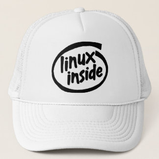 Gorra De Camionero Serie Linux dentro