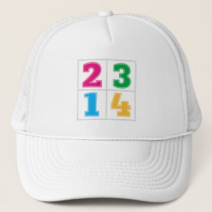 Gorra De Camionero Serie numérica 1234