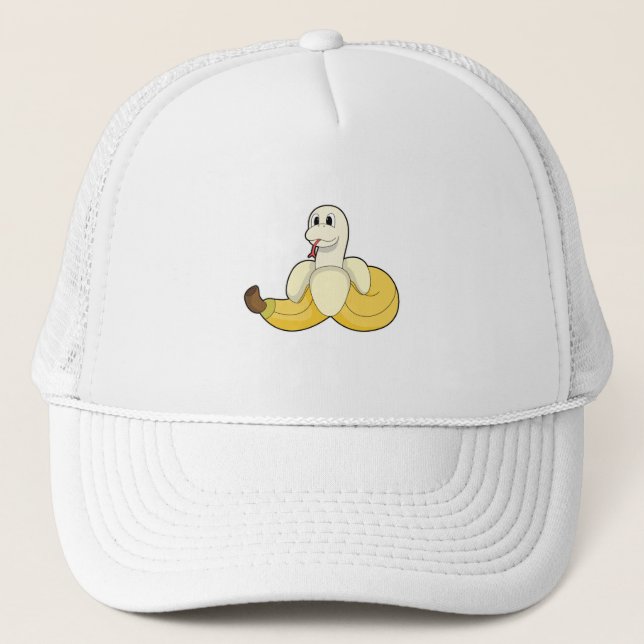 Gorra De Camionero Serpiente con banana (Anverso)