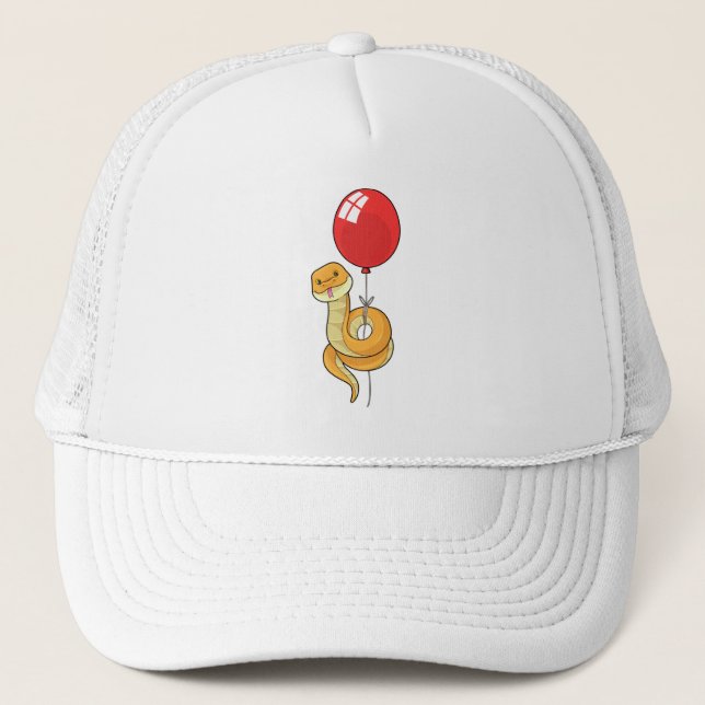 Gorra De Camionero Serpiente con globo (Anverso)
