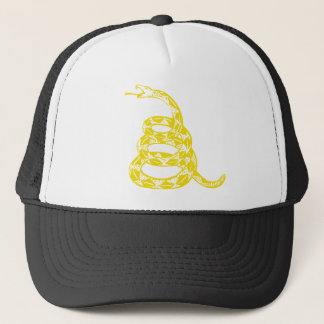 Gorra De Camionero Serpiente de Gadsden - amarillo
