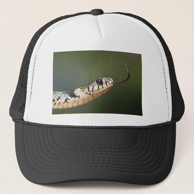 Gorra De Camionero Serpiente de hierba (Anverso)