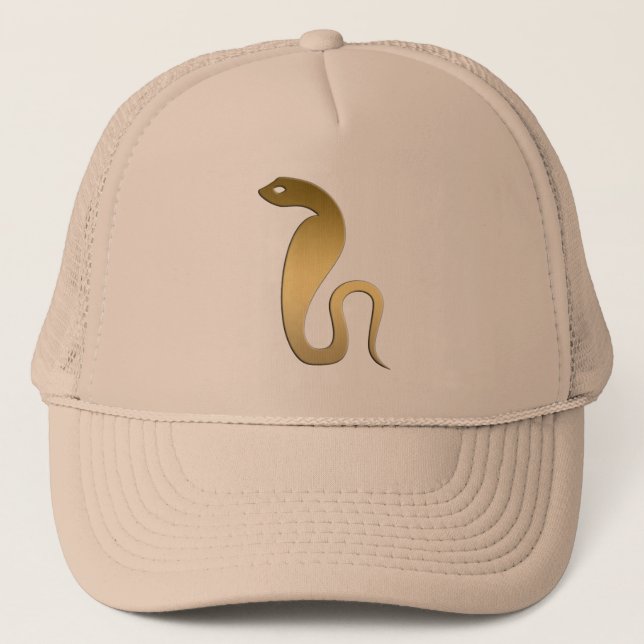 Gorra De Camionero Serpiente egipcia antigua - diosa Renenutet (Anverso)