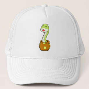 Gorra De Camionero Serpiente en Jar